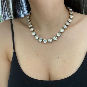 Clear Crystal Necklace | J.Crew